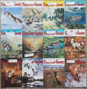 Fur Fish Game Magazine - Complete 1998 Jan - Dec - Hunting Fishing Outdoorsman  - Picture 1 of 7