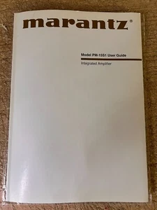 MARANTZ PM-1551, MARANTZ PM1551, MARANTZ GEBRAUCHSANWEISUNG, MARANTZ MANUELL - Bild 1 von 2