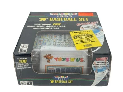 Toys 'R' Us Topps Baseball Factory New Sealed 1993 Set 100 Cards Master Photos - Image 1 of 4
