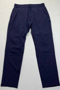 Fabletics Pants Mens 30x32 The Only Navy Blue Lightweight Performance Golf - Picture 1 of 12