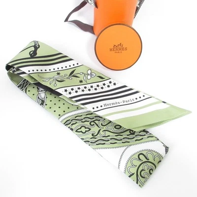 Hermès Twilly Festival des Amazon Extravaganza Bandana Scarf Silk Usado - Imagen 1 de 4