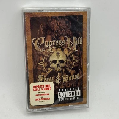 Cypress Hill – Skull & Bones Cassette Hype Sticker 2000 Hip Hop SEALED NOS - Image 1 of 4