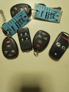 car key fob lot used - Picture 1 of 2
