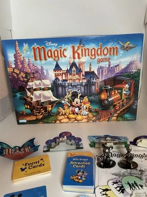 Disney Magic Kingdom Theme Park Board Game 2004 Hasbro 414891 Family Fun Vintage - Image 1 of 4