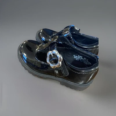 Bebés Niñas Falls Creek Negro Charol Mary Jane Zapatos Talla 6 Foto 1 de 4
