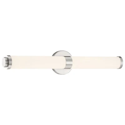 Access Lighting 62531LEDD-OPL Aqua 2 Light 25"W LED Bath Bar - Silver - Image 1 of 4