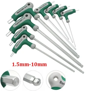 Φ1.5//2/2.5/3/4/5/6/8/10mm Metric Handle T-shaped Hex Wrench Screwdriver - Picture 1 of 8