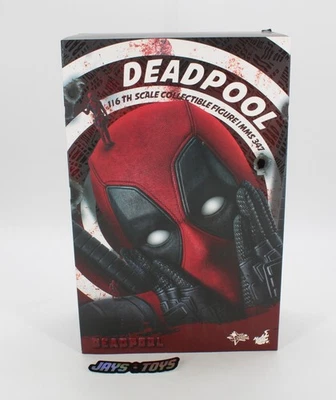 Deadpool Movie 1/6 Scale Figure MMS347 Hot Toys in Box Leather Wear Shoulders - Image 1 of 4