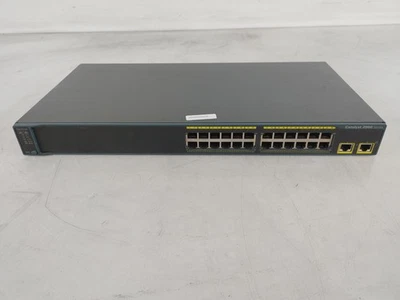 Conmutador Fast Ethernet de 24 puertos Cisco Catalyst 2960 WS-C2960-24TT-L Foto 1 de 4