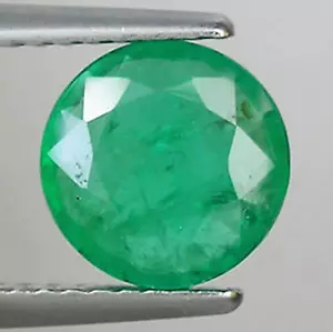 Pietra portafortuna naturale smeraldo rotondo sfaccettato pietre preziose sciolte (1,5 mm - 5 mm) - Foto 1 di 1