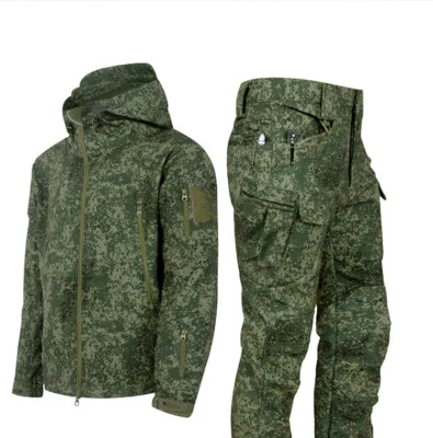 Winter Soft Shell Taktische Militär Jacke + Hose winddicht Jagduniform-AnzugWarm - Bild 1 von 4