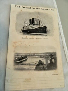 ANCHOR LINE POSTCARD 1900'S CALEDONIA & INVERNESS SCOTLAND, UNPOSTED - Picture 1 of 8