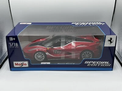 Ferrari FXXK Nº Diecast 10 rojo escala 1/18 Maisto edición especial Foto 1 de 4