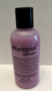 Philosophy Marzipan Dreams Shampoo Shower Gel Bubble Bath 6 oz Brand New Sealed - Picture 1 of 2