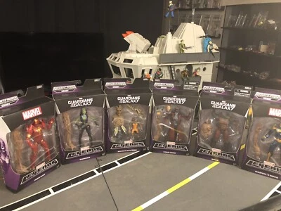 Marvel Legends Groot BAF Set: Star Lord, Drax, Iron Man, Gamora, Rocket & Nova Foto 1 de 4