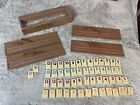 Vintage Rummikub Tile Game With Tile Holders And Stands