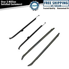 Window Sweep Inner & Outer Front Weatherstrip Set of 4 for Chevy Caprice Impala