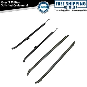 Window Sweep Inner & Outer Front Weatherstrip Set of 4 for Chevy Caprice Impala - Picture 1 of 5