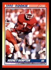 1990  Score  #307 Rodney Hampton Georgia Bulldogs RC