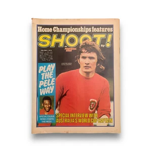 Shoot Magazine 18. Mai 1974 Leighton James Burnley Wales Pele Mick Leach QPR - Bild 1 von 1