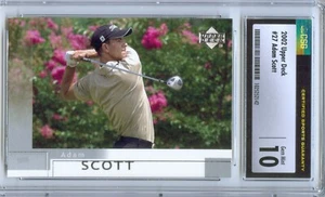 Golf Upper Deck #27 2002 Adam Scott radiocontrol Australia CSG 10 gemas como nuevo - Imagen 1 de 2