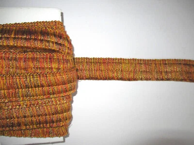 12 METRES DE GALON ANCIEN PASSEMENTERIE DE LYON-3,8 CM DE LARGE-N°DEC269 - Photo 1/2