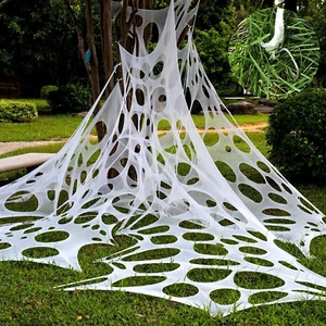RINDFLEISCH NETZ SPINNENNETZE HALLOWEEN DEKORATION 800QFT SUPER DEHNBAR - Bild 1 von 6