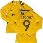 2017/18 Atletico Madrid Authentic Away Jersey #9 F. TORRES M Long Sleeve UCL NEW