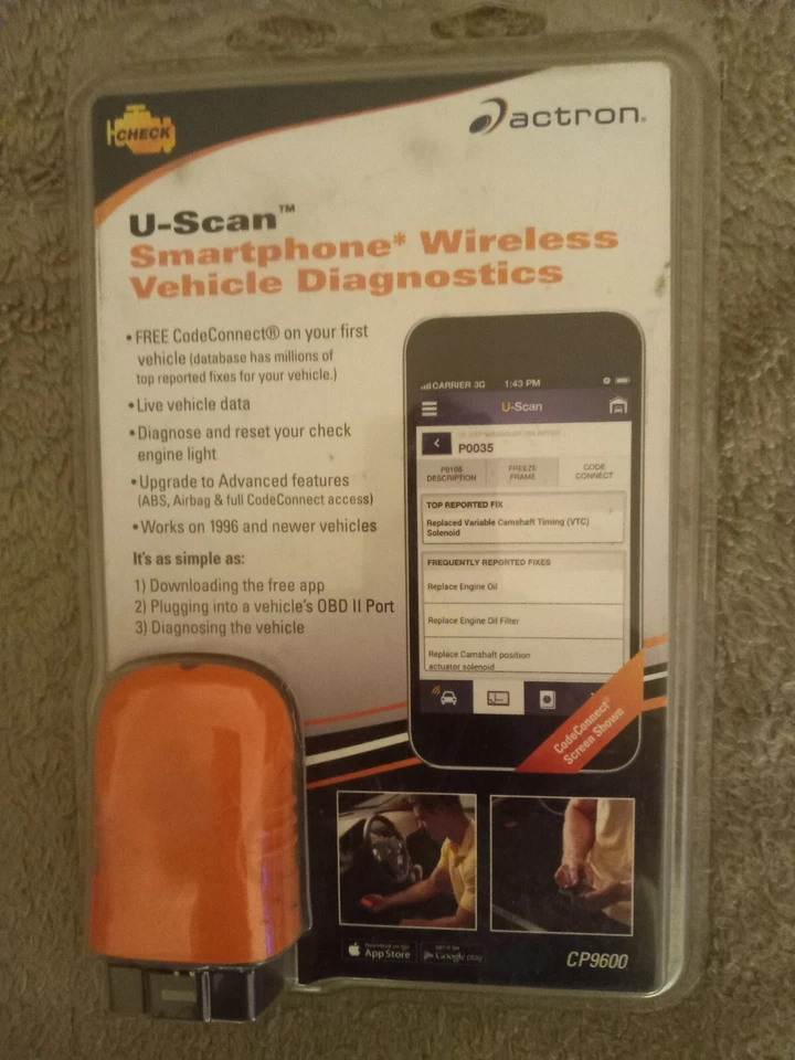 ACTRON CP9600 U-SCAN ДЛЯ OBD II - Изображение 1 из 1