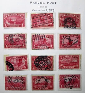 Scott Q1 - Q12 - Parcel Post Postage Stamps Complete Used Set VERY NICE SET - Picture 1 of 4