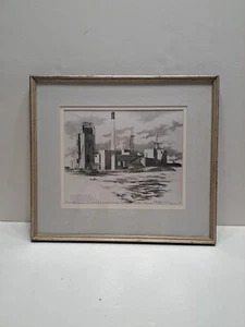 1991 RD Wilson Print Irving Pulp&Paper Ltd. Commissioned By Babcock&Wilcox - Picture 1 of 12