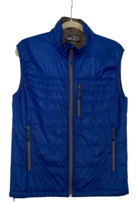 REI Mens Packable Vest Royal Blue Primaloft Pertex Quantum Eco Vest Size Small - Image 1 of 4