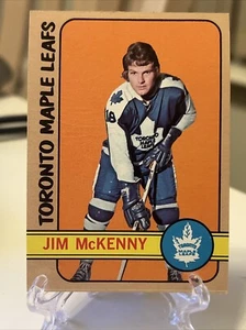 1972-73 TOPPS HOCKEY JIM MCKENNY TORONTO MAPLE LEAFS #54 EX - Picture 1 of 2