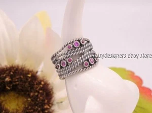 NEW Authentic Pandora HIDDEN ROMANCE Rhodolite Ring 50 5 190863RHL RETIRED - Picture 1 of 3