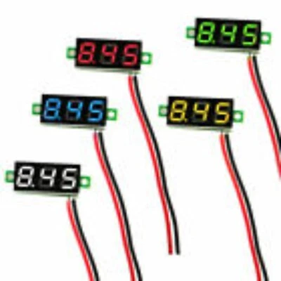 10 PCS 2,5 V-30 V Mini 0,28 Zoll LED Digital Voltmeter Spannung Tester Meter Dis - Bild 1 von 4