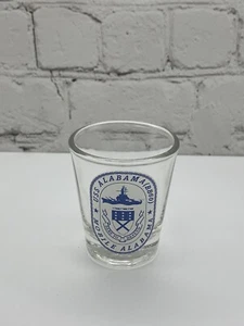 USS Alabama BB60 Shot Glass "Dare to Defend" Mobile Alabama   - Picture 1 of 3