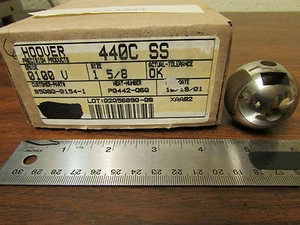 Hoover Precision 440C SS 1-5/8 Inch Drilled for Ball Valve NOS - Picture 1 of 3