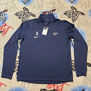 OKC Blue NBA G-League Oklahoma City Thunder Men's LT 1/4 Zip Pullover - Picture 1 of 4