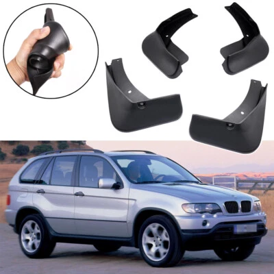 1Set Car Mudguard Mud Flaps Splash Guards Fender fit for BMW X5 1999-2006 E53 - Image 1 of 4