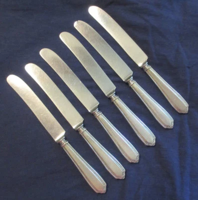 set of 6 silverplated small knives Gorham WESTMINSTER 1924 - Image 1 of 4