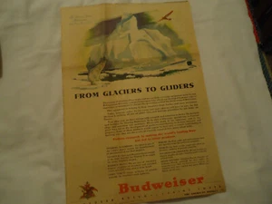 Budweiser Bier 1942 Zeitungspapier Anzeige Saint Louis MO - Bild 1 von 1