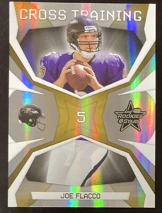 Joe Flacco 2008 Leaf Rookies & Stars Cross Training GOLD Rookie (5413) 139/500 - Bild 1 von 3