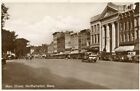1920's Northampton MA, Main Street photo postcard,   cars