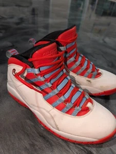 Size 10 - Air Jordan 10 Retro City Pack - Chicago Pre-owned  - Picture 1 of 8