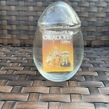 1 Libbey VINTAGE GLASS CREATIONS CLEAR EGG SHAPED TERRARIUM Apothecary Display