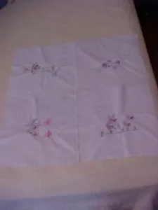 QUILT BLOCKS, ANIMALS, 9 EMBROIDERED - Picture 1 of 5