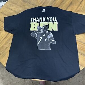 Thank You Ben Roethlisberger Pittsburgh Steelers Short Sleeve T-Shirt XXL Gildan