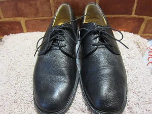 Vito Rufolo Italian Pebbled Leather Black Dress Shoe 9.5M  763 - Picture 1 of 10