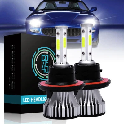 HB5 9007 COB LED Headlight Bulbs Conversion Kit High Low Beam 6000K Super White Foto 1 de 4