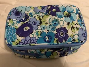 Nuevo con etiquetas Vera Bradley Rubor y Cepillo Maquillaje Flores de Arándano Cosméticos de Viaje - Imagen 1 de 7